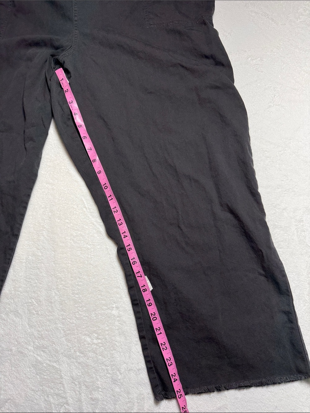 aerie Dark Gray Cotton Overalls Jumpsuit with Wide Legs - Picture 6 of 8